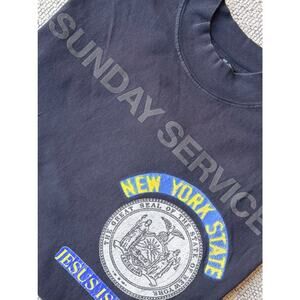 Sunday Service “New York State Jesus Is King” Graphic T-Shirt – Large